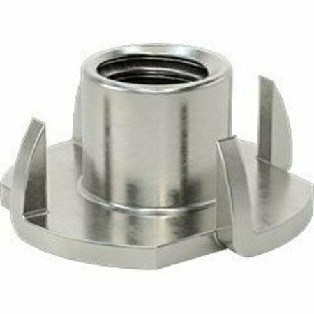 BSC PREFERRED Tee Nut Insert for Wood 18-8 Stainless Steel 1/2-13 Thread Size 0.591 Installed Length 90973A125